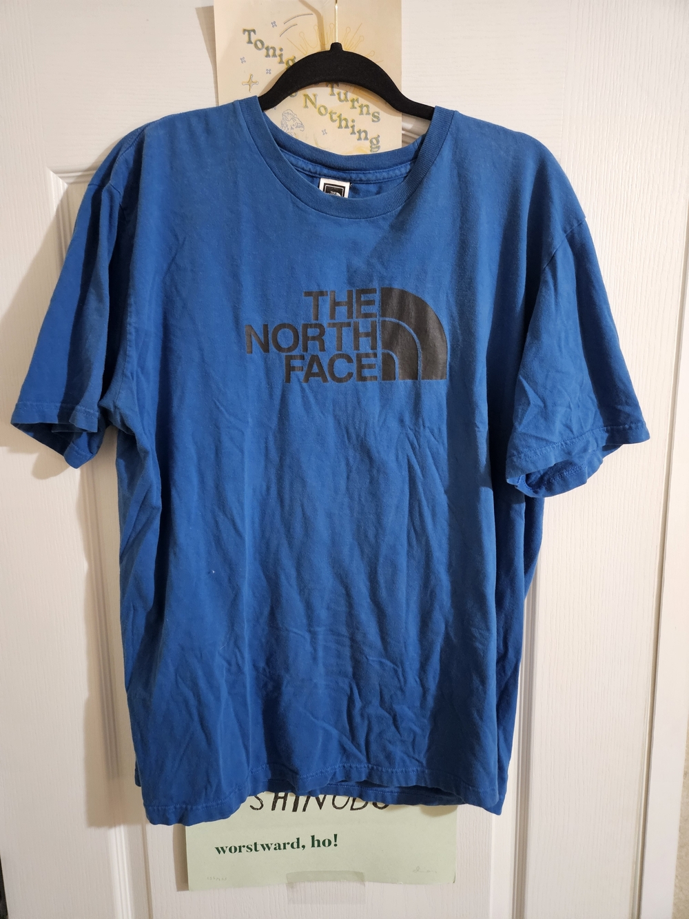The North Face Men’s Short Sleeve Logo T‑Shirt — Blue
